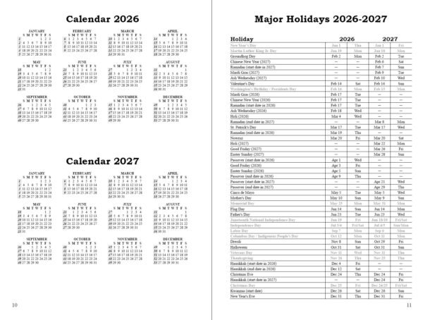 planner 2026 – american revolution