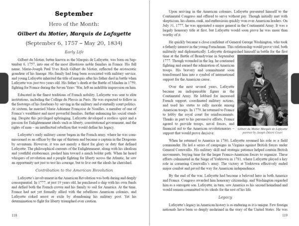 planner 2026 – american revolution