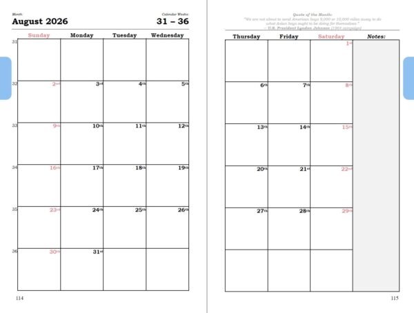 planner 2026 – vietnam war