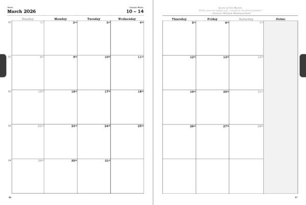 planner 2026 – vietnam war