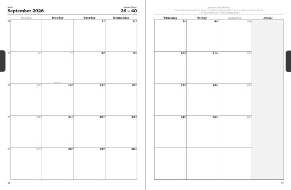 planner 2026 – american revolution