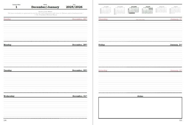 planner 2026 – vietnam war