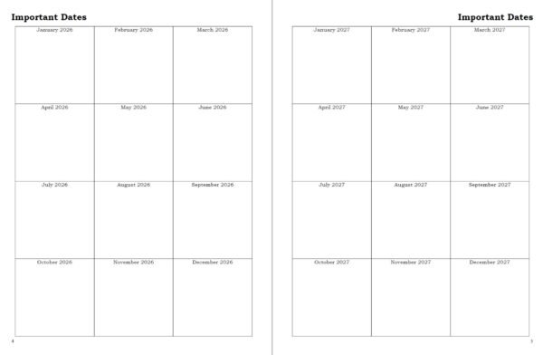 planner 2026 – american revolution